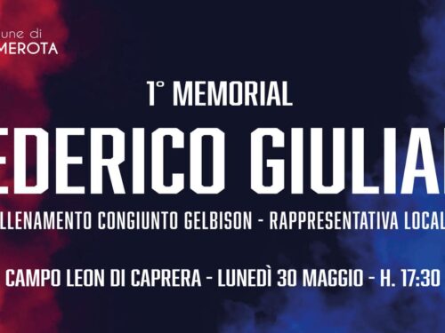 Memorial Federico Giuliani, la Gelbison in campo a Camerota