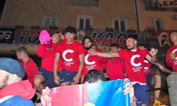 Gelbison in Serie C, la festa dei tifosi al ritorno a Vallo (FOTO)