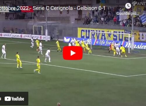 Audace Cerignola-Gelbison 0-1, video gol e highlights
