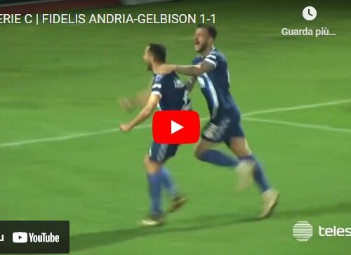 Fidelis Andria-Gelbison 1-1, highlights e video gol