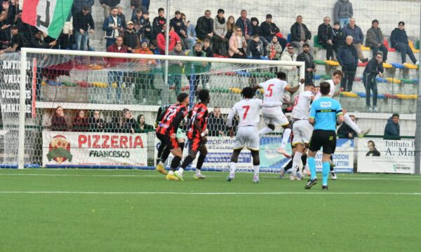 Palmese-Polisportiva Santa Maria 2-0, giallorossi sempre più giù